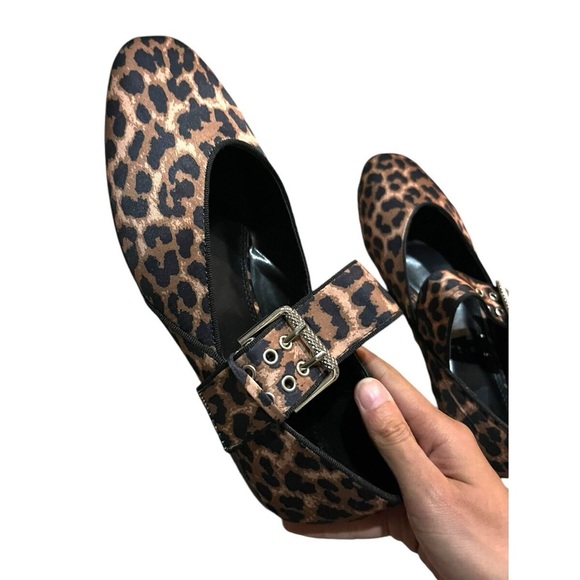 Women Shoes Animal Leopard Print Ballet Flats Round Toe Slip On6/8/8.5/9/9.5 NEW - Picture 6 of 6